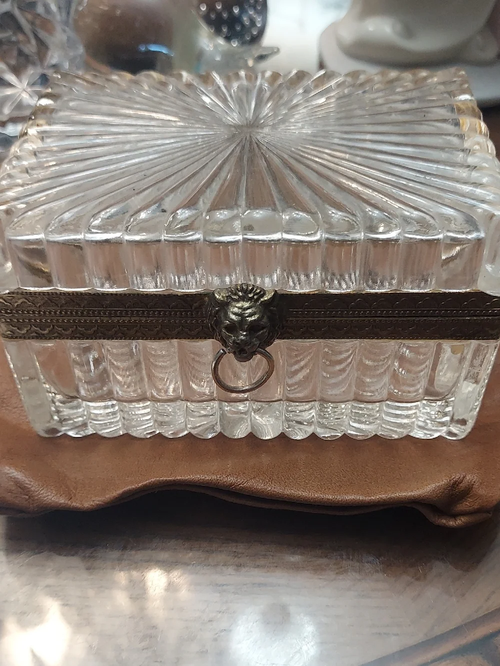 Crystal Ormolu-mount Box - Picture 1 of 6